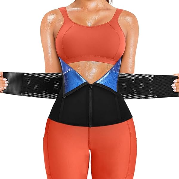 Ceinture De Sudation JXCTNNU – Serre-taille Gainant Néoprène Avec Armatures, Pour Femme Et Homme, Double Ajustement, Sport Et Post-partum