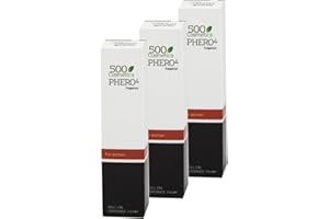500COSMETICS 500 Cosmetics Phero 4 woman, perfume con 4 tipos de feromonas para mujer (3x10ml)