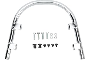 YMIKO Garde-Boue Avant Crash de Remplacement pour GTS250 GTS300 GTV300, Garde-Boue Avant en Acier électro-argenté Pare-Chocs Crash Bar