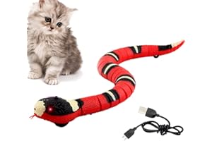 Spielzeugschlange Katze, XiXiRan Schlangenspielzeug Elektrisches, Katzenspielzeug Schlange Usb, Schlangen Spielzeug, Katzenspielzeug Schlange Interaktives, Smart Sensing Schlangen Spielzeug (Schlange)