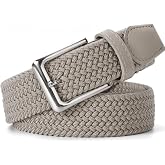 Deribond Men's Belt Braided Elastic Stretch Feature