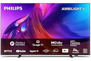 Philips Ambilight TV | 55PUS8508/12 | 139 cm (55 Zoll) 4K UHD LED Fernseher | 60 Hz | HDR | Dolby Vision | Google TV | VRR | 