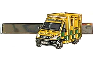 B4B Ambulance Paramedic Doctor Emergency Service 999 Metal Enamel Tie Clip