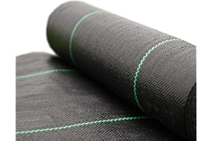 MODO AGRO Malla Antihierbas Tela Antihierbas Geotextil para Control de Maleza Malla contra Malas Hierbas Protección césped Artificial Lona antimalezas jardín