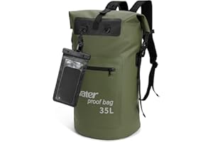 WELDUN Wodoodporna torba, zielony, 35L, Wodoodporne torby