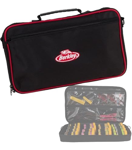 Raccoglitore Per Esche Morbide Berkley – Borsa Da Pesca 35,6x22,9 Cm Con Tracolla, Porta 42 Esche Standard - 3
