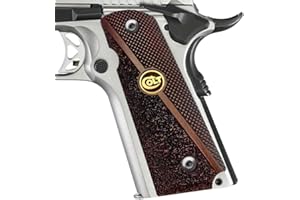 Zib Grips 1911 Original Series US Logo Holz 1911 Griffe, Ambi Safety Cut, Handfeuerwaffengriffe, Pistolengriffe, 1911 Holzgriffe, 1911 Griffe für volle Größe, 1911 Zubehör, Geschenk für Veteranen