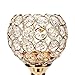 Produktbild Kerzen Leuchter Deko,Jaminy Kerzenleuchter Handmade Gold Moderne Kristall Laterne Kerzen Becherhalter FÜR Valentines Day Esszimmer Restaurant Couchtisch Home Decoration 12X13X40/30cm (S)