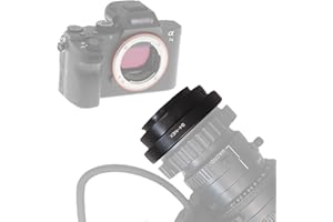 AMOPOFO B4-NEX - Adattatore per obiettivo B4 2/3", compatibile con fotocamera Alpha E-Mount a7,a7S,a7II,NEX-3 NEX-5,NEX-C3,NEX-5N,NEX-7,NEX-F3,NEX-5R,NEX-6,B4 to NEX con treppiede