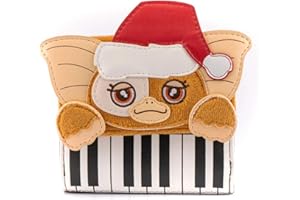Loungefly RD-RS471792, Cartera con Cremallera Gizmo Navideño de Gremlins Unisex niños, Color, único