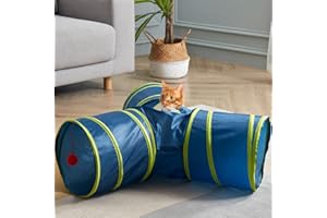 SunStyle Home Tunnel per gatti per gatti domestici 3 modo giocare giocare a gattini Tunnel per gattini giocattoli con sfera per tubo per gatti divertimento per gatti conigli gatti e cani