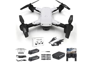 LE-IDEA IDEA23 Drone GPS con Telecamera 4K HD Professionale, Quadricotteri RC Droni FPV WiFi 5GHz, Drone per Principianti e Adulti con Funzione Seguimi / 36 Minuti di Volo (2 Batterie)