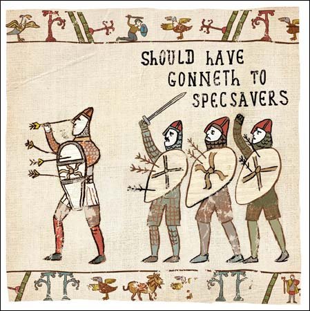 Greeting Card (WDM7615) Humour Blank/ Birthday - Specsavers - Hysterical Histories