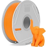 ELEGOO PLA Basic with Reusable Orange 1kg Spool, 1.75mm 1kg 3D Printer Filament, Dimensional Accuracy +/- 0.02mm, 3D Filament