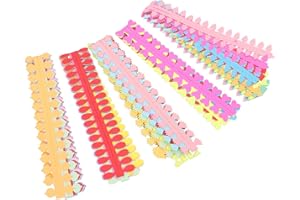 Milisten 90Pcs Paper Quilling Art Strips Colorful Petal Quilling Strips Handmade Quilling for DIY Art Crafts