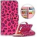 Produktbild Galaxy Note 8 Hülle,Galaxy Note 8 PU Leder Klapphülle Lederhülle,Surakey [Neun Kreditkarten Slots] Handyhülle Samsung Galaxy Note 8 PU Leder Wallet Tasche Brieftasche Schutzhülle, Bunte Gemalt Malerei Muster Handys Schutz Hülle PU Leder Flip Hülle Ledertasche im Bookstyle Cover Schale Weiche Silikon Etui Karten Slot und Magnetverschluß Etui Handytasche Flip Wallet Case Kunstleder Tasche Cover für Samsung Galaxy Note 8 ,Rosa Leopard