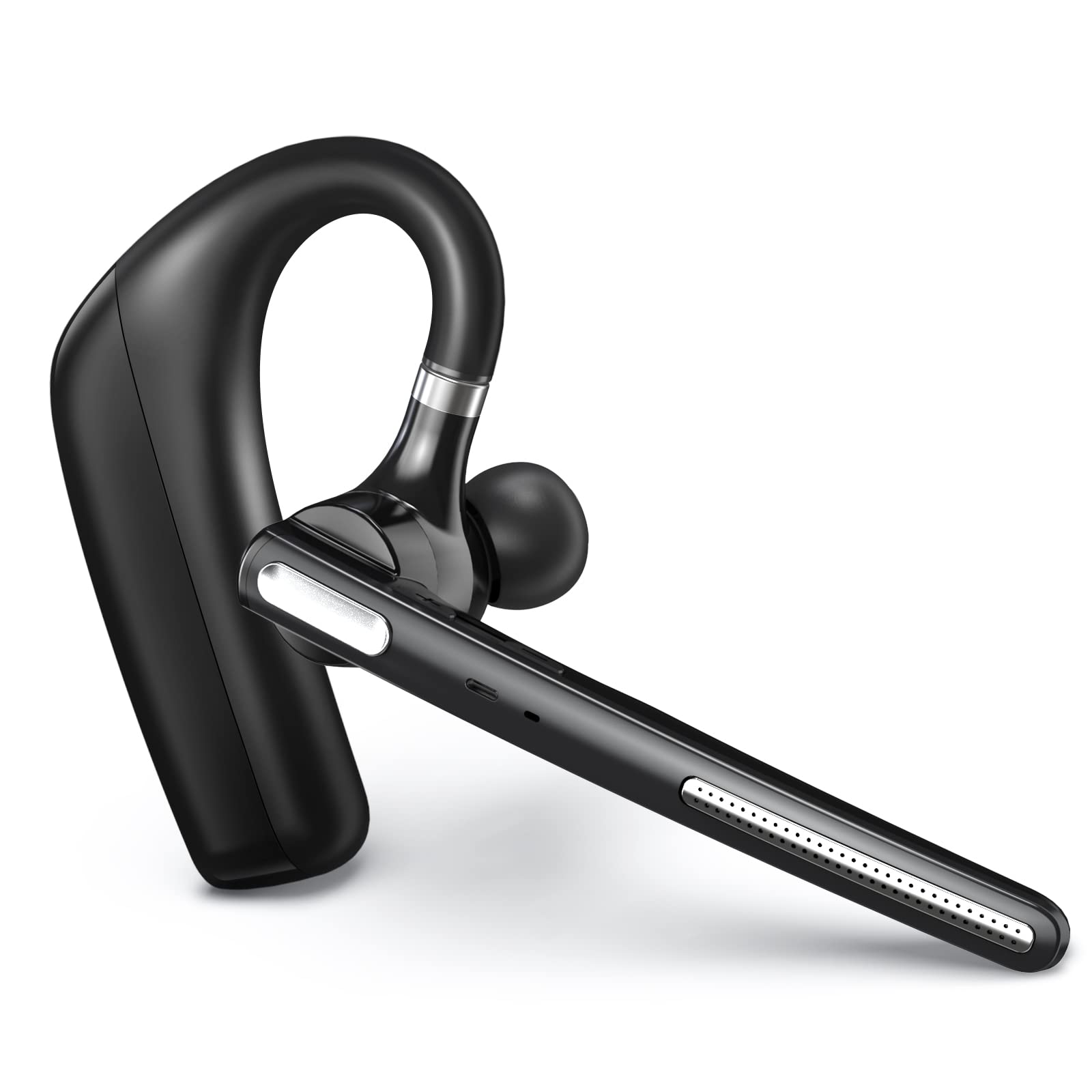 Bluetooth Headset - Wireless Headset with Microphone Noise Cancelling 90 Days Standby/110H Talktime, Bluetooth Earpiece for C