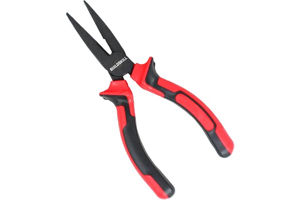 BUILDSKILL Long Nose Plier 6", Versatile Hand Tools, Used as Electrical Tools, Portable Cutting Plier, Anti Rust Black Phosphate Finish, Efficient Hardware Tools, Durable Tools for Home (Pack of 1)