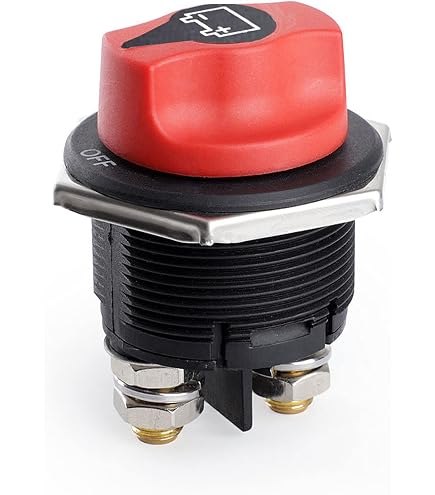 Coupe-Batterie 12V 24V 200A Étanche - Interrupteur Batterie Pour Voiture, Camion, Bateau, Yacht