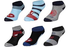 PALLEON Spiderman skarpetki dla chłopców, 6 par