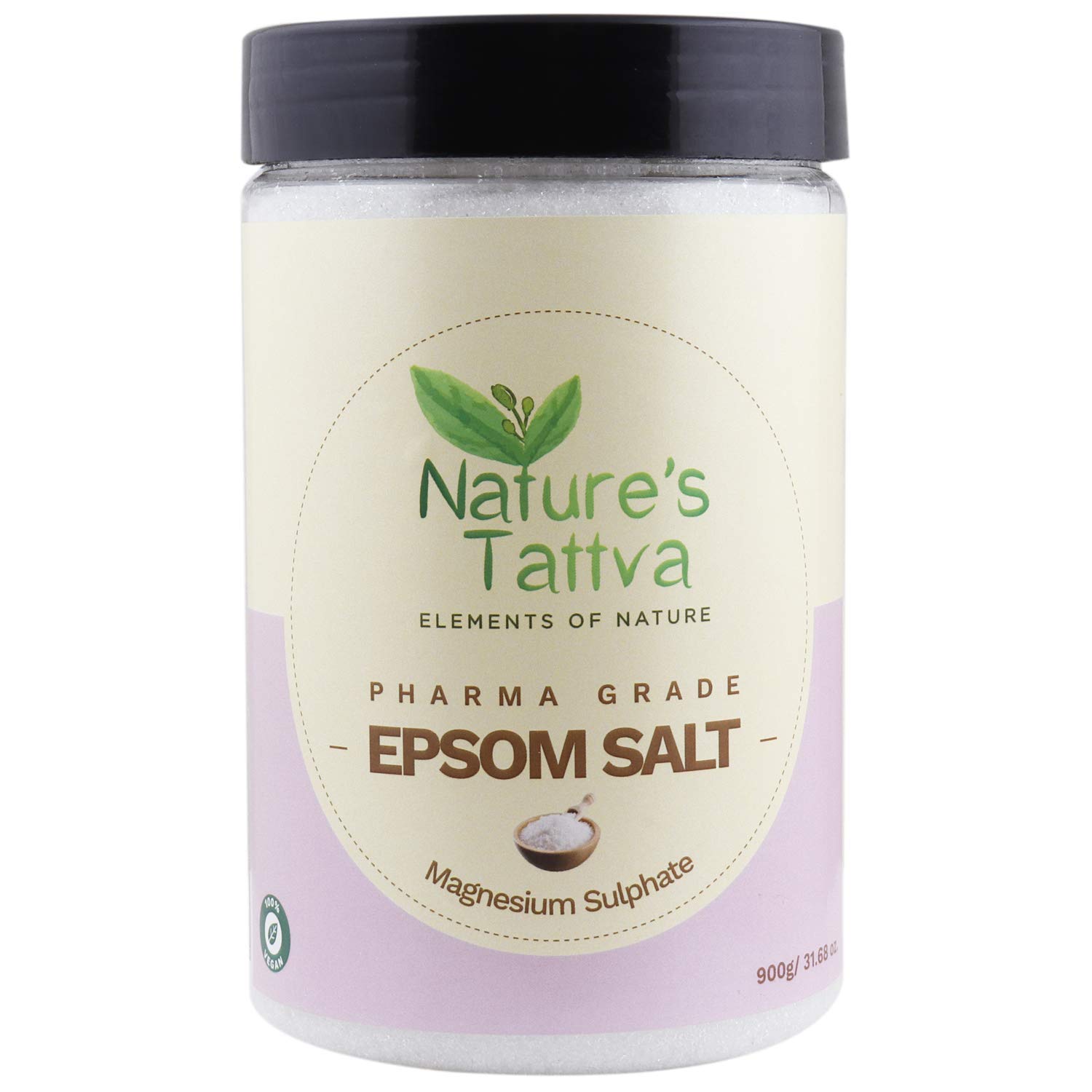 Tattvalogy Pharma Grade Epsom Salt | Magnesium Sulphate | For Muscle Relief, Feet Soak, Relieves Aches & Pain, Gardening Plan