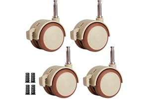 Gummil Kinderbett Rollen Mit Bremse,CHmiss Rollensatz Gummil,4 Stücke Räder Mit Bremse Kinderbetten,Lenkrollen Für Kinderbetten,Für Trolleys Kinderbett Möbel Tisch Regal