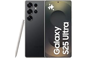 Samsung Galaxy S25 Ultra AI Smartphone, Galaxy AI, 12GB Memory, 512GB Storage, 200MP Camera, S Pen Included, Titanium Black, 3 Year Manufacturer Extended Warranty (UK Version)