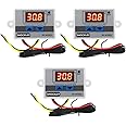 Shockley XH-W3001-50 to 110c Intelligent Digital Thermostat temperature controller combo (220V / 1500W) (W3001 220V - 3 Piece)
