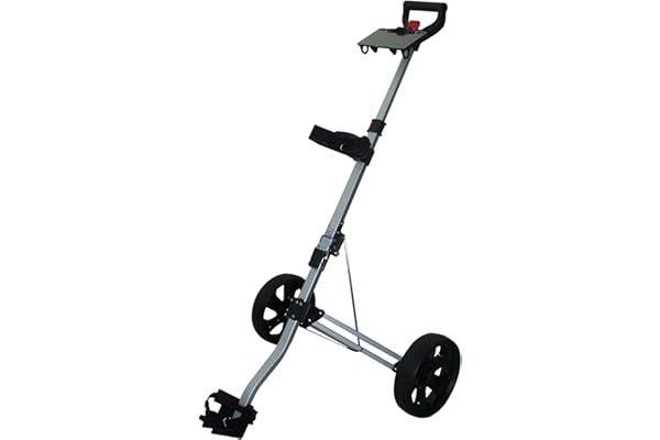 Longridge Micro-Lite Chariot à 2 Roues, Argent/Noir