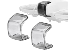 Wjelet Lot de 2 coques de protection pour cardan DJI Neo, bouchon d'objectif cardan, couvercle transparent anti-poussière et accessoires anti-chute pour drone DJI Neo