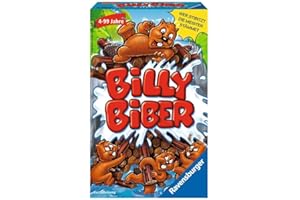 Ravensburger Italy- Billy Biber in Flanella Giochi da Portare, Colore Bianco, 23280 2