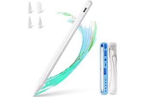 BLEBLE Stift für Apple iPad 2018-2025 mit Schnellladeleistung, Palm Rejection und Neigungssensitivität Pencil für ipad kompatibel mit i Pad 11/10/9/8/7/6, Pro M4/12.9/11/13" Gen, Air 3/4/5/M2/M3, mini 7/6/5