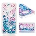 Produktbild Everainy Kompatibel für Motorola Moto G6 2018 Hülle Silikon Transparent 3D Flüssig Glitzer Durchsichtig Stoßstange Gummi Cover Moto G6 2018 Liquid Stoßfest Hüllen Handyhülle Schutzhülle (Pinke Blume)