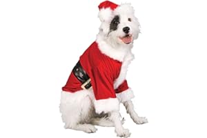 Costume ufficiale Rubie's Babbo Natale per cani, taglia L