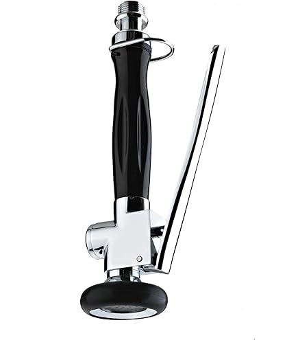 Ausziehbare Gastro Küchenarmatur Mit Brause Spültischarmatur Wasserhahn Nickel E - Foto 7