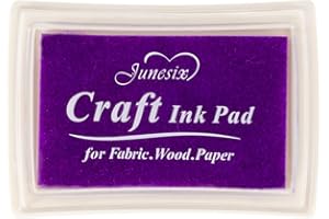 ANCWZOZ Purple Ink Pad Finger Washable Kids Stamp Ink Pad for Rubber Stamps Paper Scrapbooking