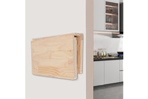 Väggklappbord, väggmonterat, klappbord, datorbord, skrivbord, furuträ, utrymmesbesparande möbler för husvagnar, lager, garage