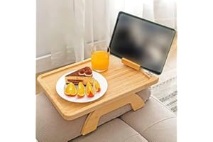 AURUM GOURMET TOOLS Aurum® Mesa Sofa, Mesa Auxiliar Sofa, Bandeja Madera, Mesas Auxiliares, Bandeja Para Sofa, Reposabrazos Sofa, Bandeja Sofa, Mesa Para Comer En El Sofa, Mesa Para Sofa, Mesa Plegable Sofa, Mesita Comer