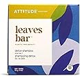 ATTITUDE Hair Shampoo Bar, EWG Verified, Vegan and Plastic-free Beauty Care, Detox, Sea Salt, 113 grams