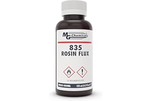 Flussante di colofonia liquido MG Chemicals 835, per saldatura senza piombo e piombo, flacone da 125 ml