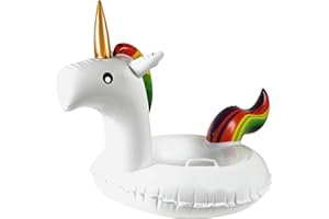 BLUE SKY INTERACTIVE BLUESKY-69788 BLUESKY ogromny pierścień do pływania, nadmuchiwany i z możliwością postawienia, kolor biały, 69788, 2 uchwyty, 138 x 76 cm, gra outdoorowa Air od 10 lat