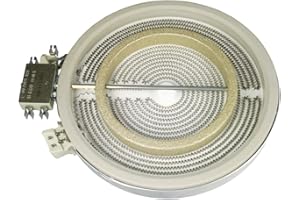 E.G.O. Strahlheizkörper Zweikreis Glaskeramikkochfeld 1800/700W Ø180/115mm Ego 1058213032 HiLight-Heizkörper