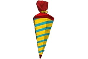 amscan 9904421 – Pinata Pochette-Surprise 23,5 x 62 x 21,8 cm, à remplir de Bonbons et de confettis, Anniversaire d'enfant