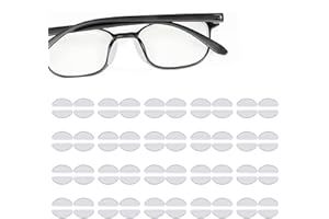 TMRBBesty Plaquettes de Lunettes,Coussinets pour Lunettes,Attaches de Lunettes,Coussinets de lunettes adhésifs doux