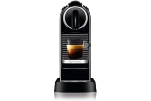 Nespresso Citiz Coffee Machine by De'Longhi for Original Coffee Pods, Italian Inspired Espresso, Quality Coffee, Starter Capsule Set Included, EN167.B, Black