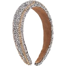 Damen Strass Haarreif Mit Perlen – Gepolstertes Stirnband, Glitzernd Für Braut & Besondere Anlässe