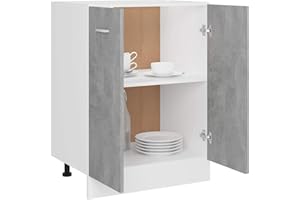 Tidyard Armadio da Cucina in Truciolat Mobile da Cucina Salvaspazio Armadietto con Ripiani per Sala da Pranza Soggiorno,Stile Moderno,60x46x81,5 cm/80x46x81,5 cm-Disponibile in Tanti Colori Diversi