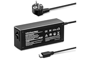 ZOSAM Cargador Chromebook 45W USB C,Adaptador Rápido Portátil para HP Lenovo DELL ASUS Acer Xiaomi Huawei Matebook Samsung Google, Adaptador Cargador Portatil Tipo C