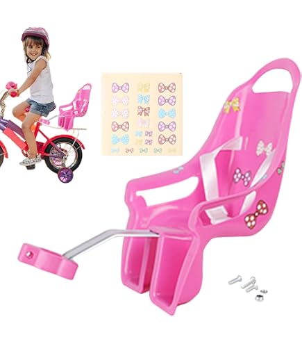 Panier Vélo Poupée Pour Fille - Support Pour Poupées Et Peluches | Enfants 3-6 Ans