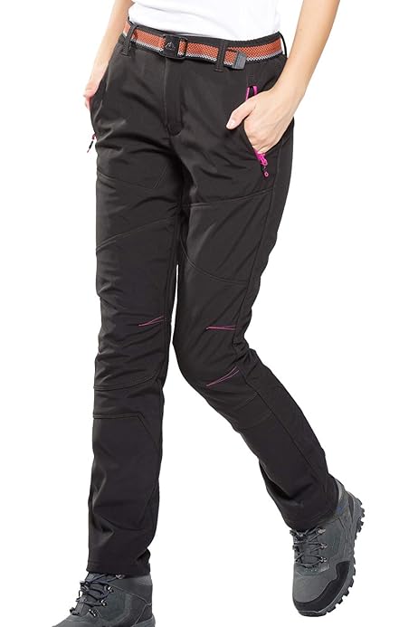 Amazon Fleece Hosen Damen Winter Wanderhose Softshell Skihose